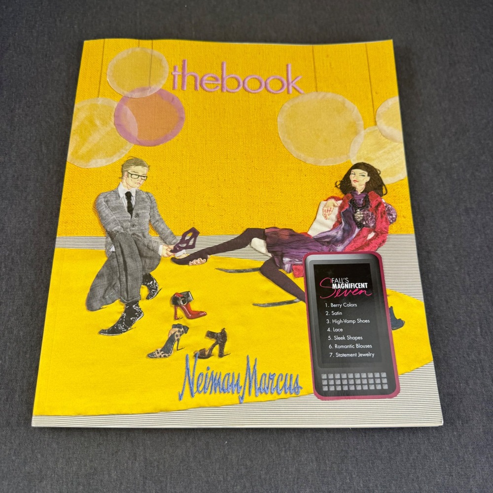 Neiman Marcus Yellow 'thebook' Fashion Coffee Table Book